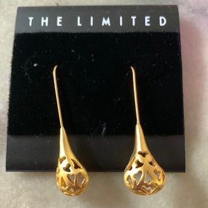 The Limited drop earrings gold plated